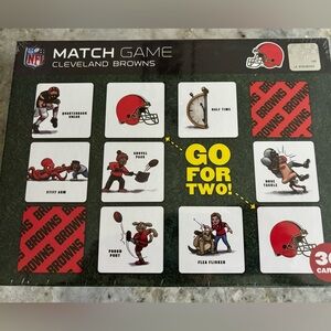 NFL Cleveland Browns matching game for kids. New in box and wrapper.